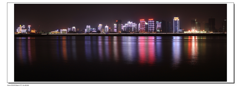 赣江夜景 摄影 天空翱翔