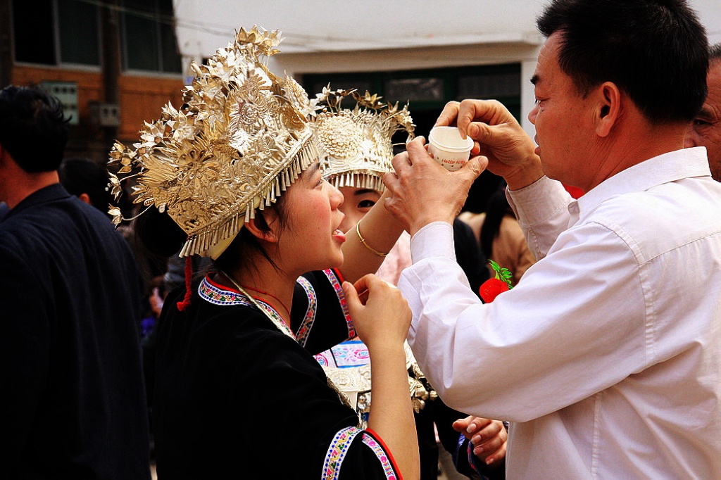 广南侗乡鼓楼落成五年庆纪实（49）点击放大图片） 摄影 侗家山妹