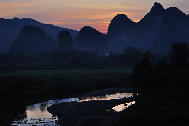 暮色 摄影 baicuan