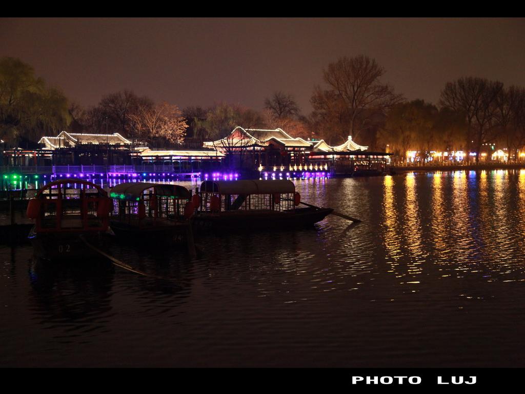 后海夜色 摄影 鹿江