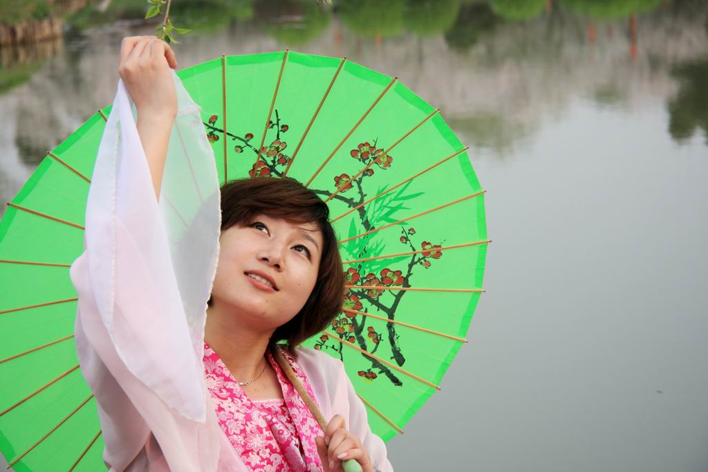 樱花园里的MM 摄影 xiayang