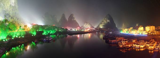 阳朔夜景 摄影 奇虎南侠