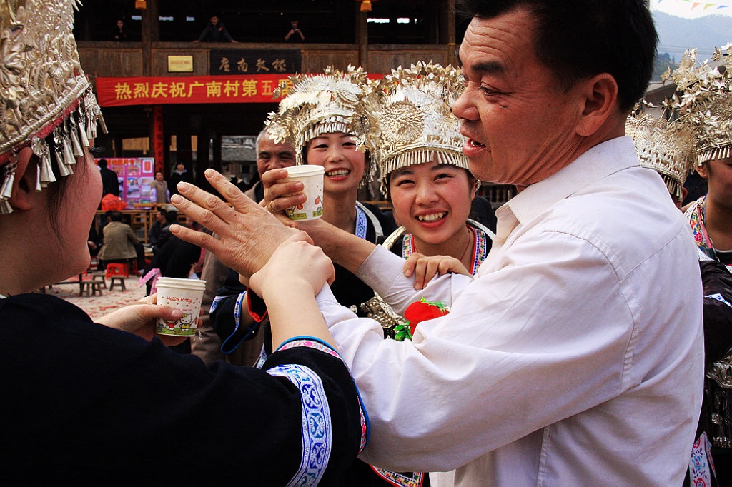 广南侗乡鼓楼落成五年庆纪实（57）（点击放大图片） 摄影 侗家山妹