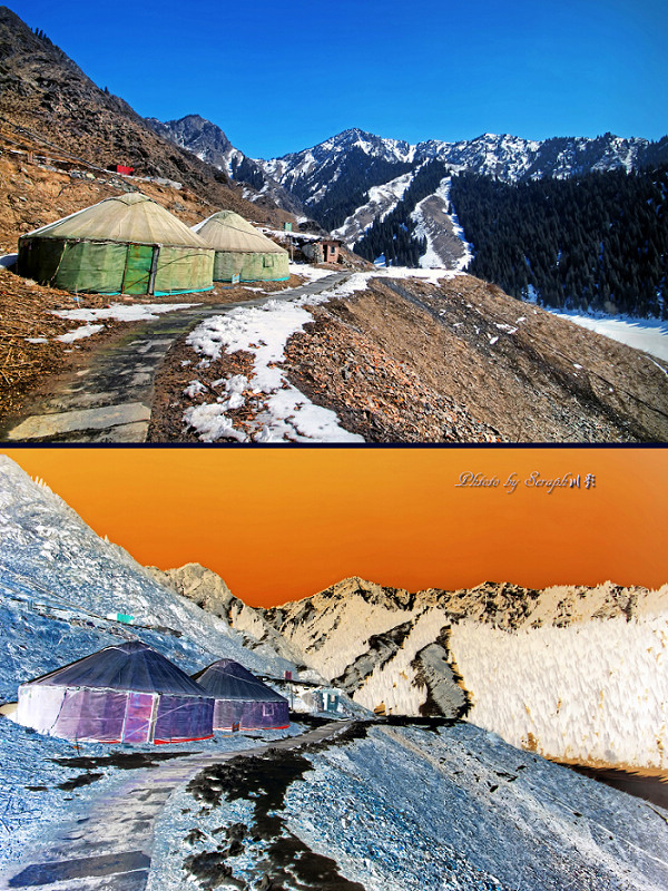 雪山帐篷 摄影 川影穿梭