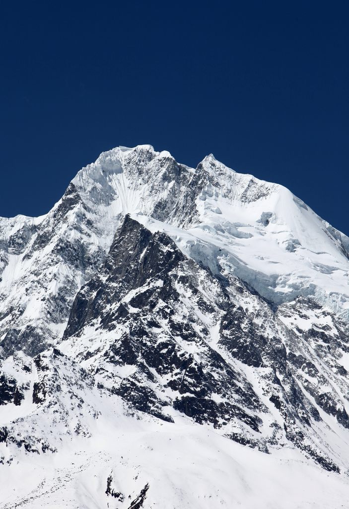 贡嘎雪山的支脉金银山，海拔6400米 摄影 监工2008