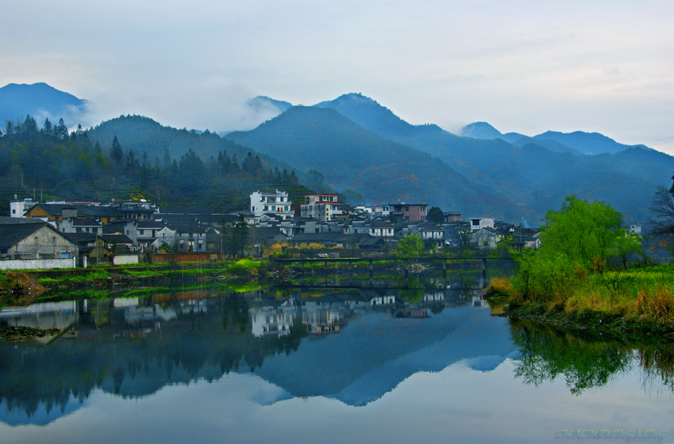 山含水 水含烟 摄影 沙弛