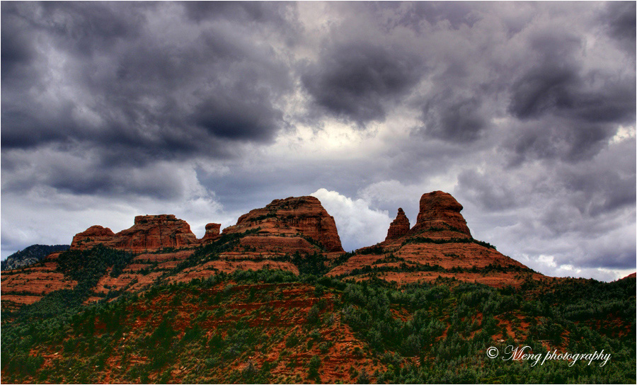 山雨欲来 Sedona 摄影 meng9meng