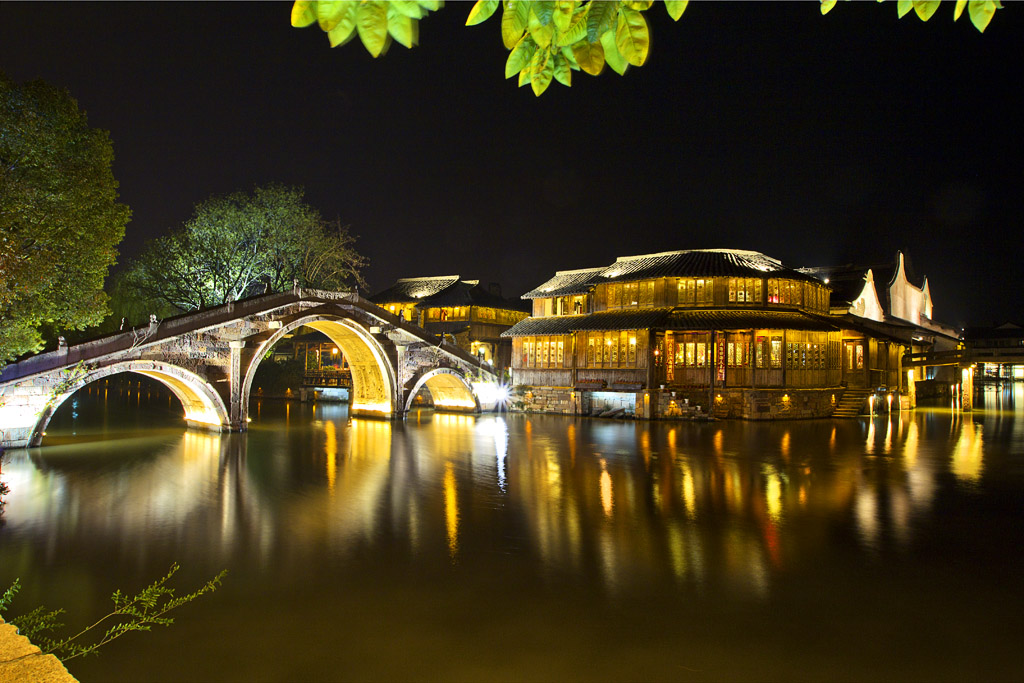 乌镇西栅夜景 摄影 塞北江南