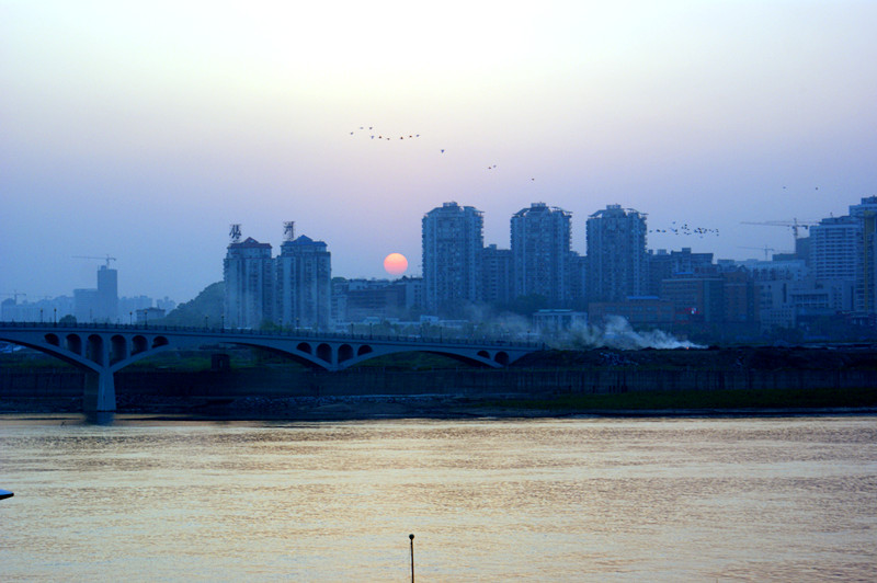 夕阳朦朦 摄影 瞎子看戏