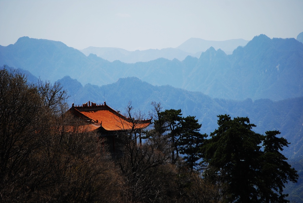 山寺 摄影 阳光灿烂中