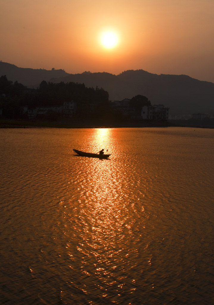 夕阳西下 摄影 七摄风