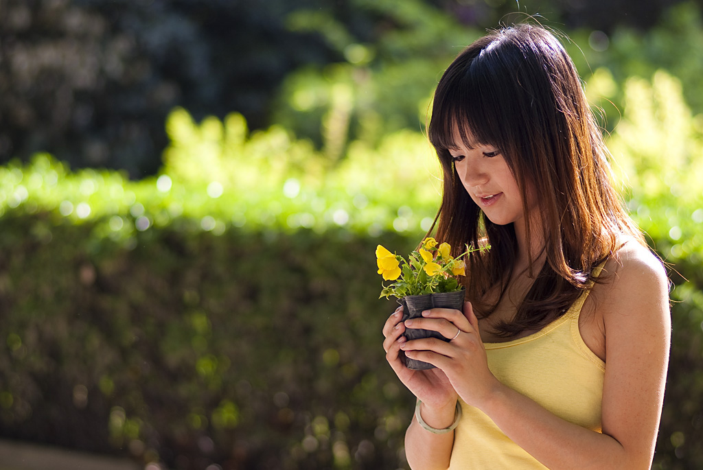 捧花女孩 摄影 黄金罗盘