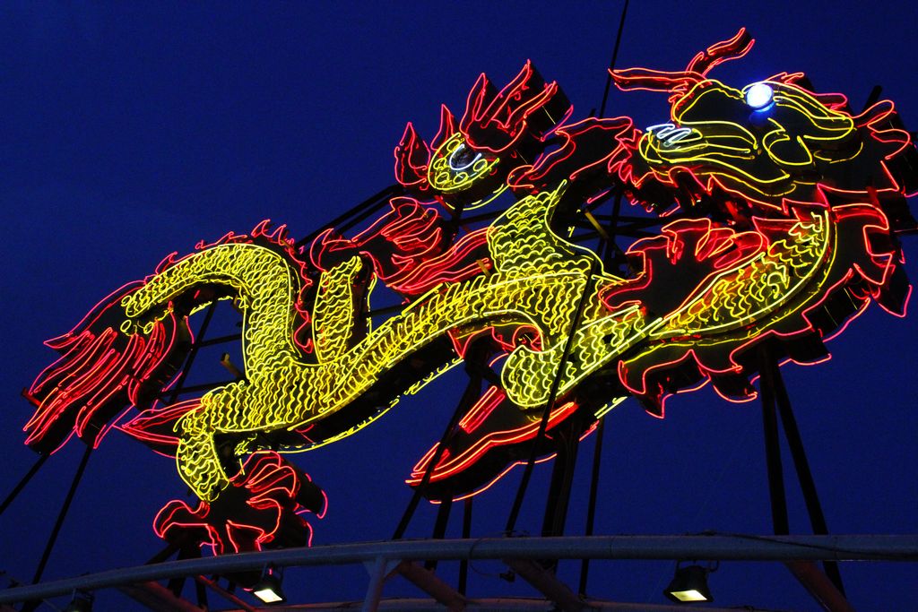 中国龙 摄影 雕光剑影