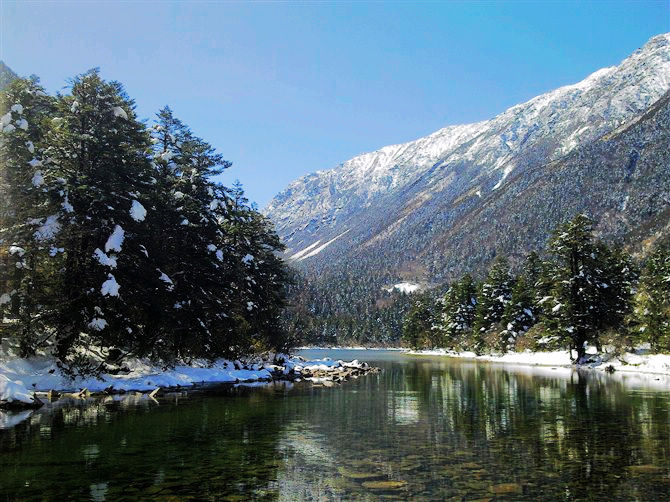 木格措 雪景 摄影 SL游遍china