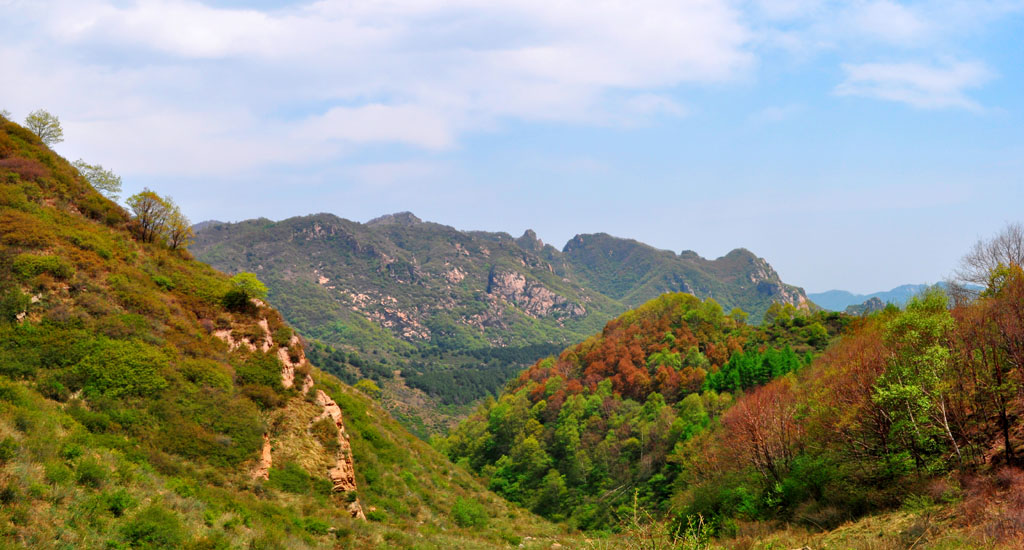 五彩山 摄影 落寞的背影