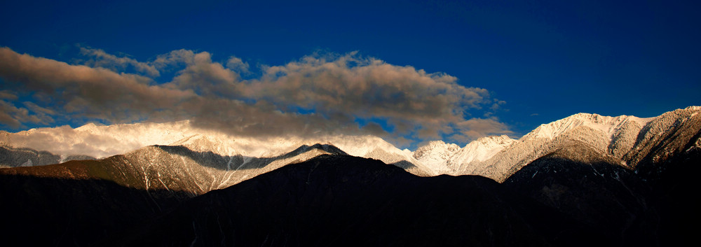 日照雪山 摄影 jacksgh