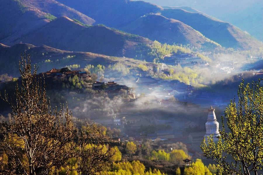 五台山—古刹春秋 摄影 沉积岩