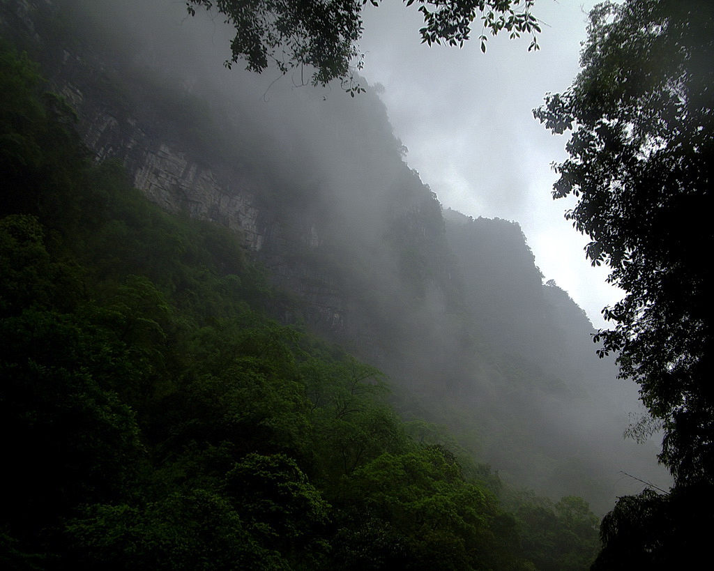 山谷幽幽雨中游（1） 摄影 冰之炫