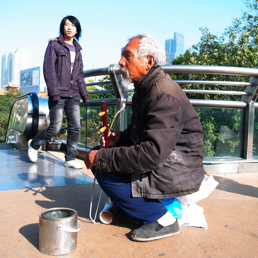 等待钢蹦进筒的声音 摄影 无限江山