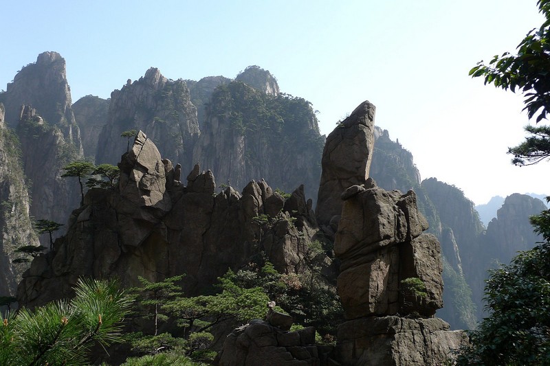 黄山怪石 摄影 边疆