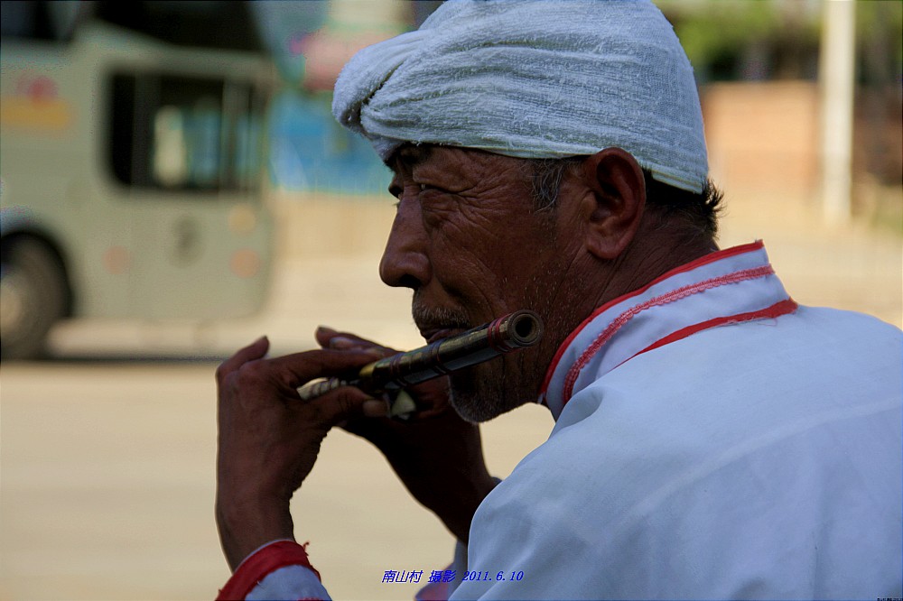 陕北老人 摄影 南山村