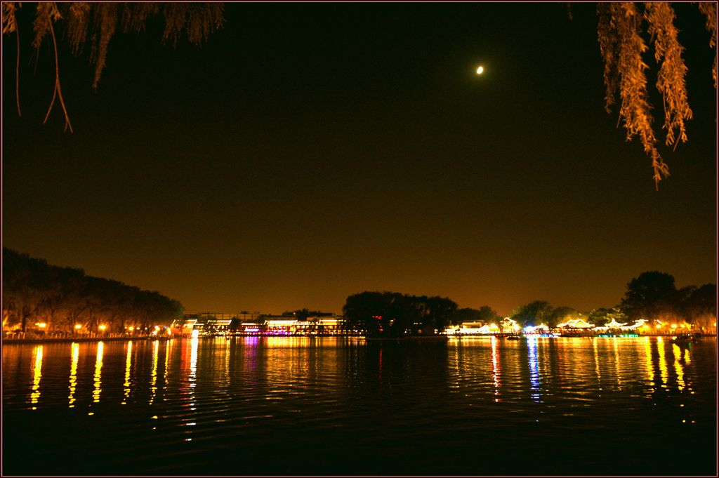 什刹海夜景 摄影 baiyumao