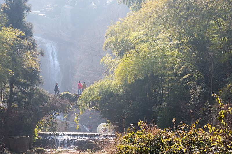 飞梁瀑布--摄于浙江天台山 摄影 花梨瑁