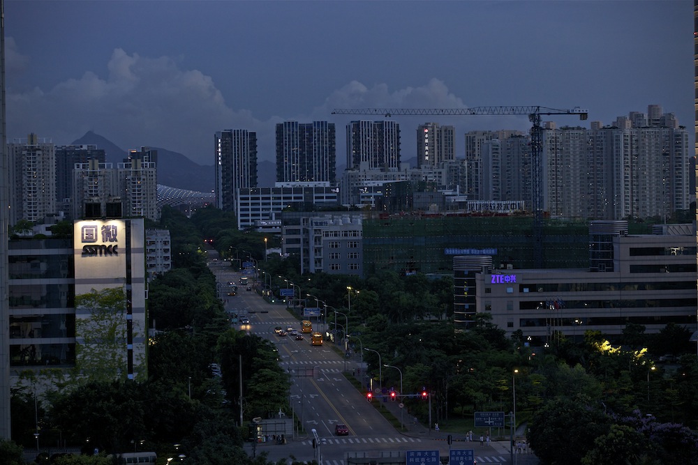 夜幕下的科技园（深圳） 摄影 xunfeng_cao