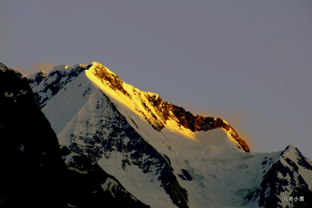 雪山 摄影 八哥小黑