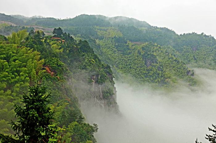 雨雾南尖岩 摄影 ujszjm