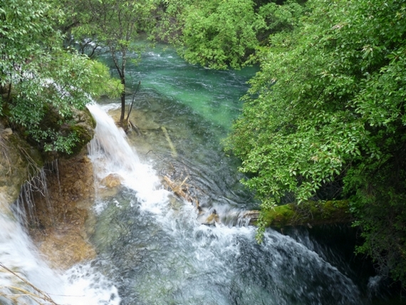 九寨沟山水之八 摄影 富春江畔