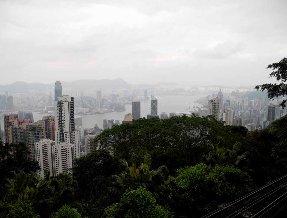 太平山上看香港 摄影 金天一川