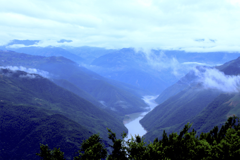 雾锁无量山 摄影 蓝泡泡