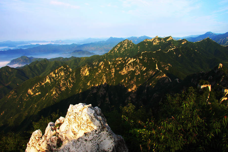 远山在呼唤 摄影 沉积岩