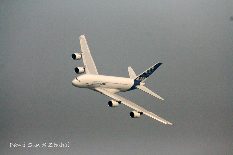 A380动态展示 摄影 不是牛仔也忙