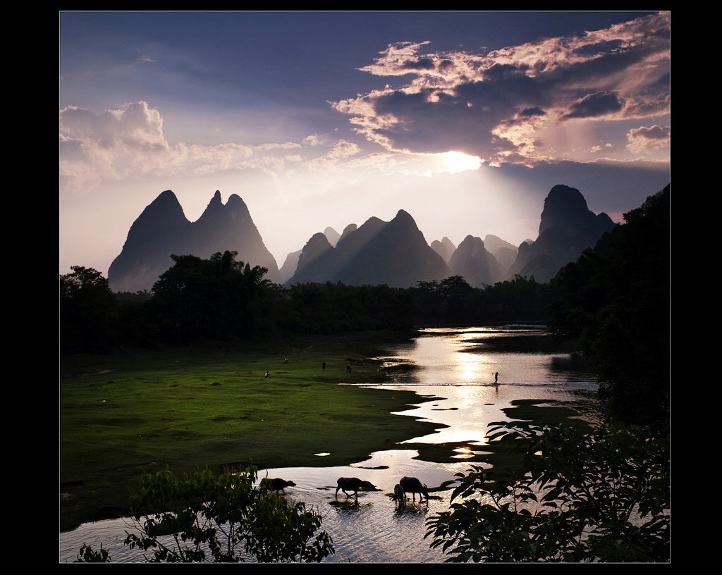 夕 照 摄影 阳朔美景