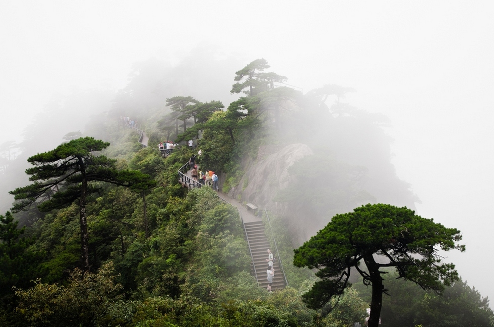 雾锁仙山 摄影 自奋蹄