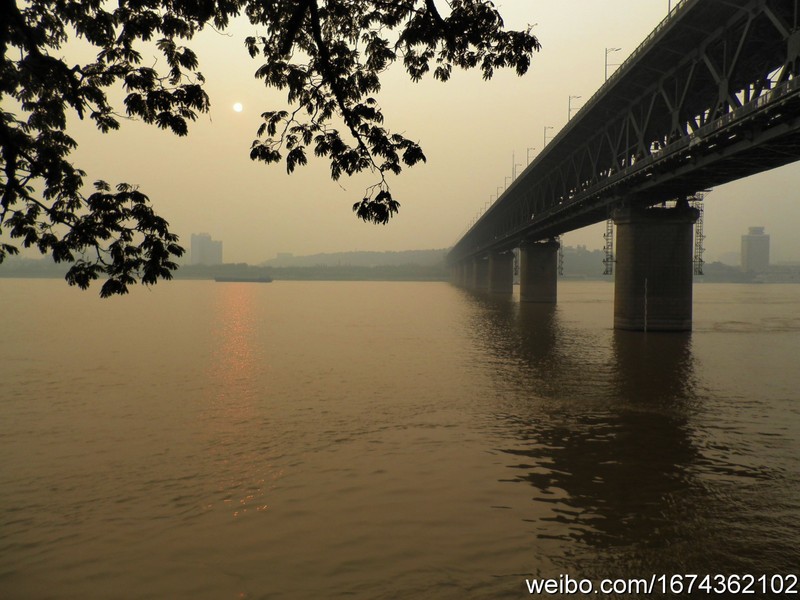 夕照长江大桥 摄影 武汉旅游车队