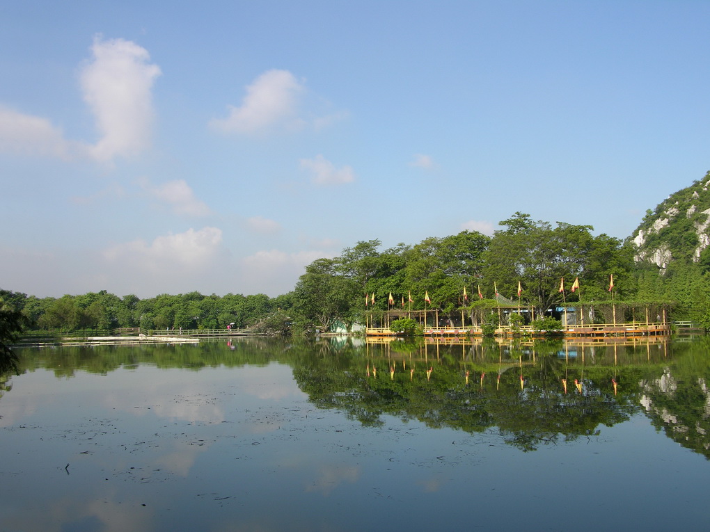 湖景 摄影 山松