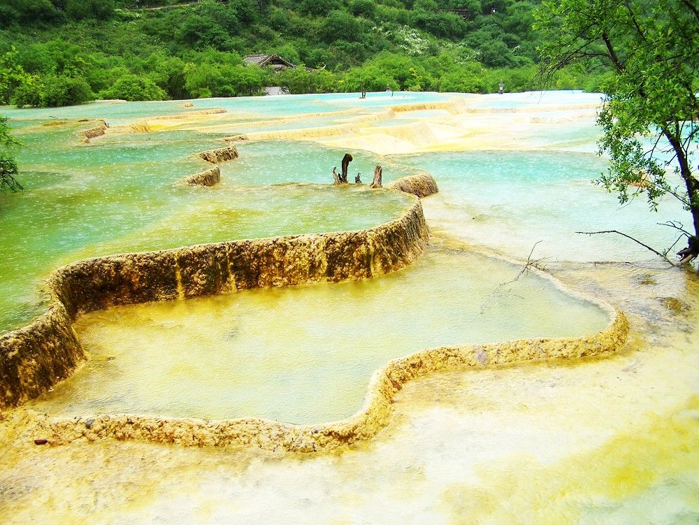 黄龙一景 摄影 耿子