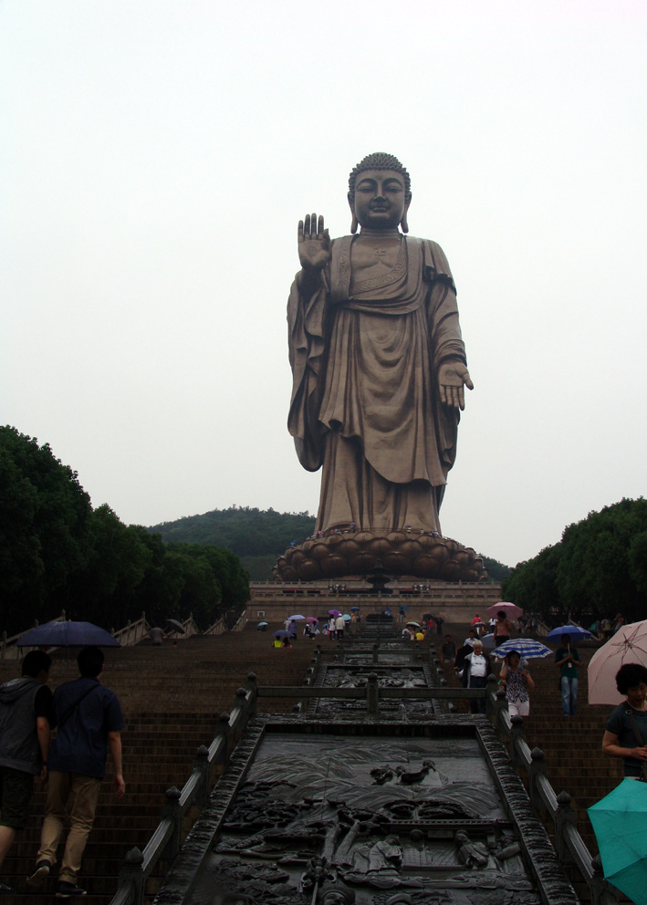 无锡灵山大佛 摄影 红绿兰黑白灰