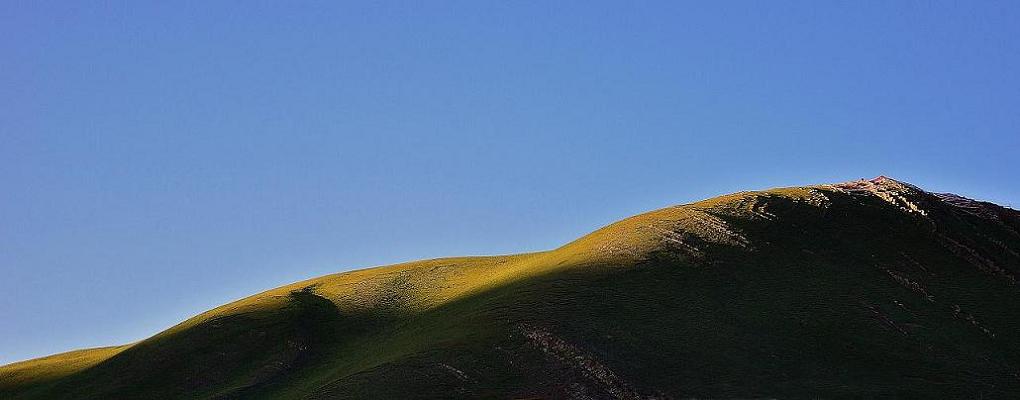 日落西山 摄影 静静的雀儿山