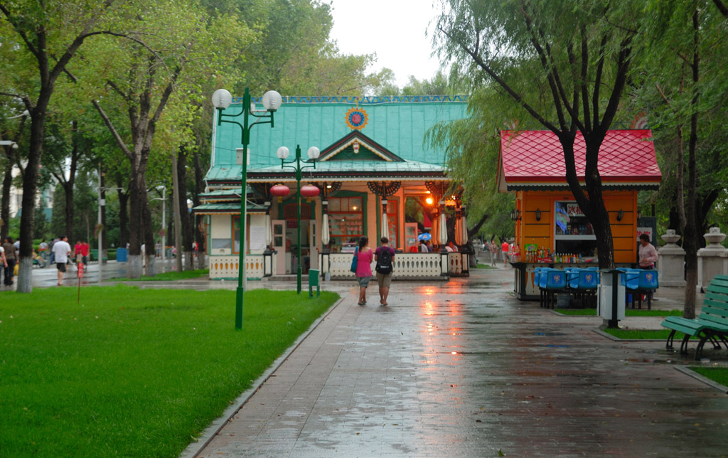 雨天散步 摄影 任虹颖