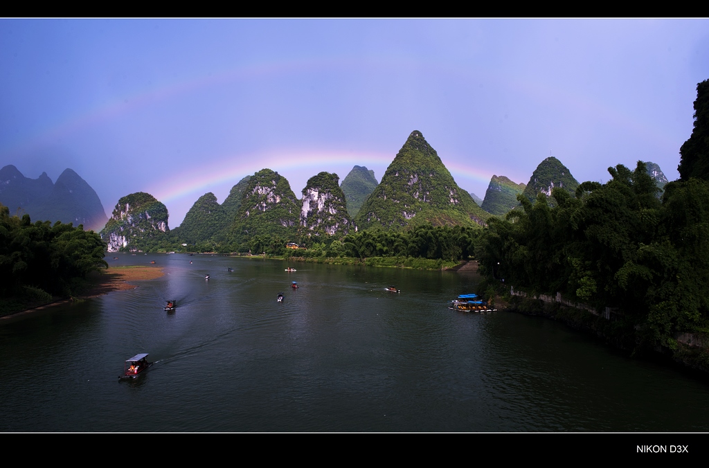 彩 练 当 空 舞 摄影 阳朔美景