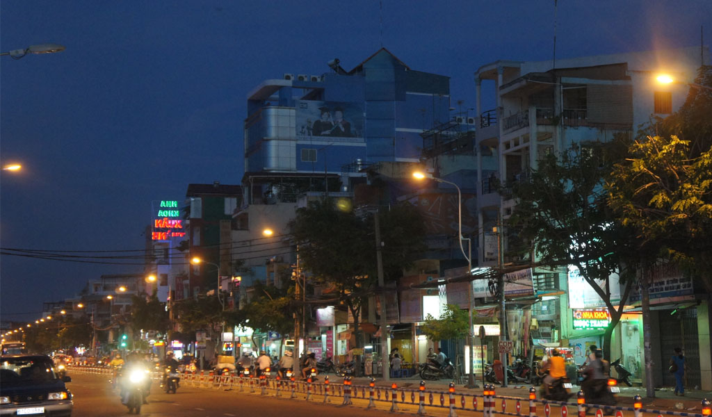 胡志明市夜景 摄影 极品风云