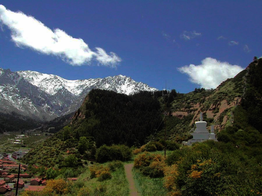 祁连山马蹄寺 摄影 沉积岩