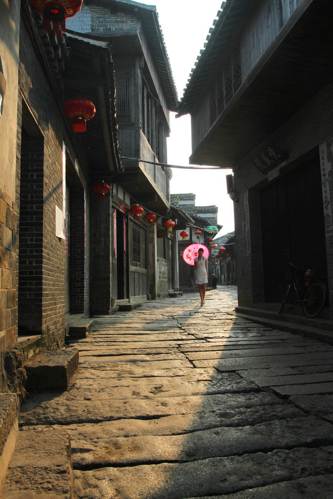 老街 摄影 江南雨