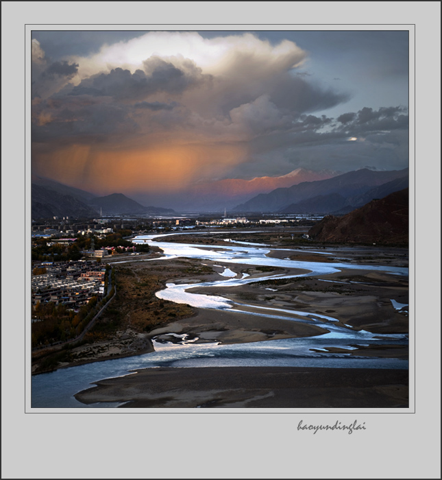 西藏掠影（11）－美丽的日光城.秀美的拉萨河（之四） 摄影 好运定来