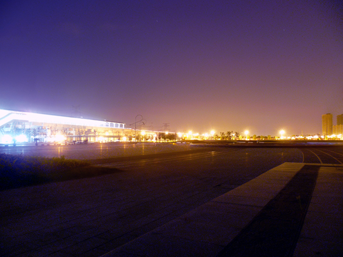 城际铁路惠山站夜景 摄影 趁好龙