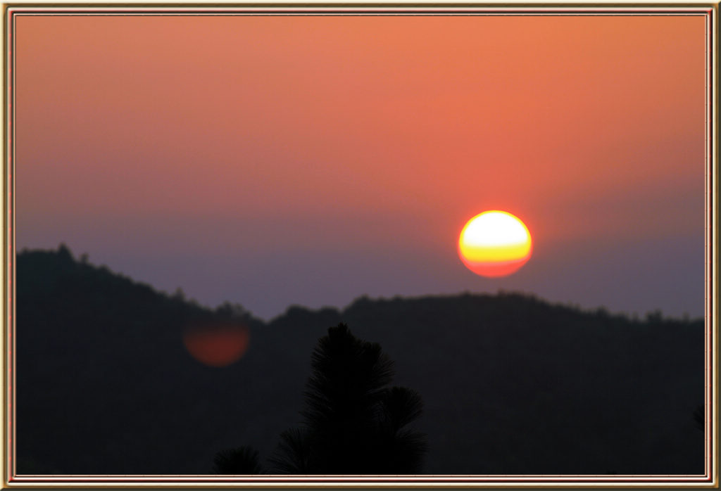 太阳落山 摄影 光影乐趣